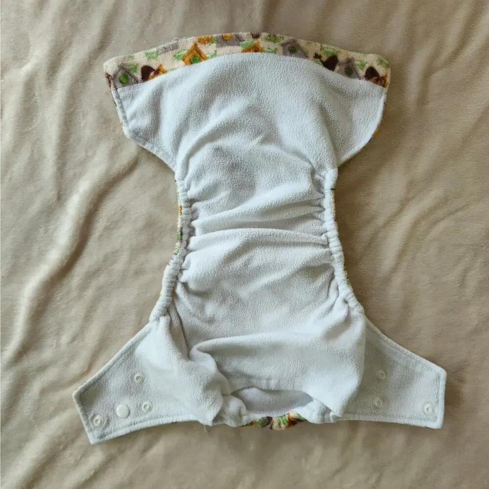KaWaii Baby One-Size Pocket Cloth Diaper Bundle - Set of 3 + Inserts